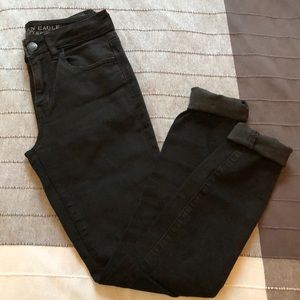 American Eagle High Waisted Jegging Black